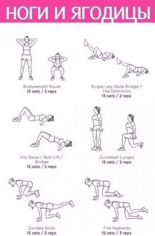 Прокачка всего тела в картинках в тренажерном зале для девушек. 05