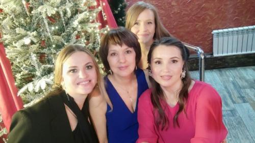 Замечательный новогодний вечер в кругу фитнес девчонок! 03