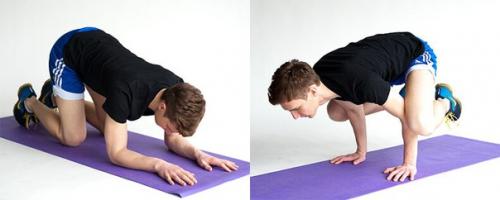 Упражнение Лягушка - 4 различных вида для растяжки ног, пресса и ягодиц. 01