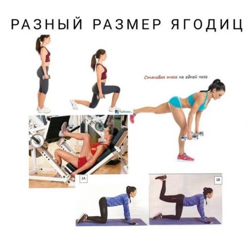 Топ упражнений, чтобы округлить попу! 04