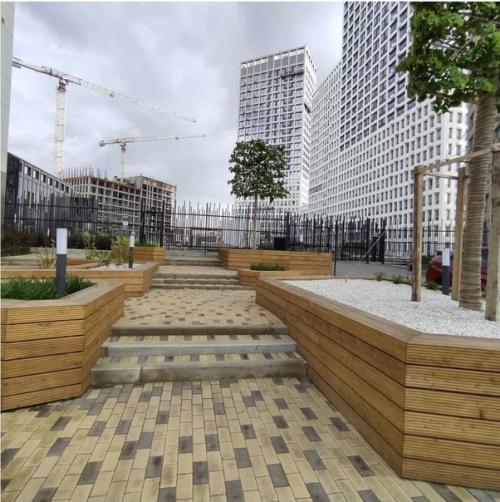 Брутальный, лаконичный комплекс Проспект Мира Компаунд в Екатеринбурге, проект архитектурного бюро  а. лен, все ближе к завершению. 06