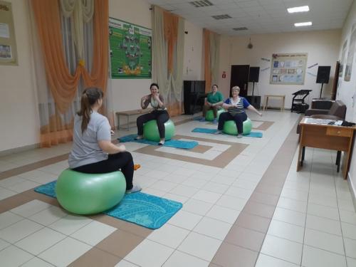 В ломовском доме культуры прошла фитнес тренировка В Здоровом Теле. 01