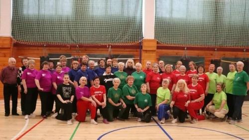 В Крюково прошел 8-й тур турнира по фитнес - зарядке среди ветеранов района Крюково. 01