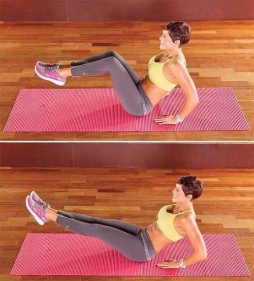 Качаем пресс: мы делаем каждое упражнение по 20-25 раз. 02