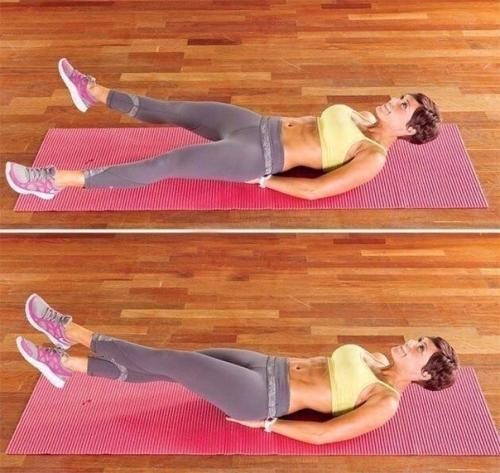 Качаем пресс: мы делаем каждое упражнение по 20-25 раз. 03