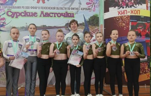 Очередная победа команды Фристайл в г. Пензе на областных соревнованиях по фитнес - аэробике. 02