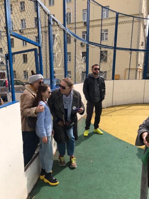 Фитнес зарядка в рамках мероприятия Мой Район. 01