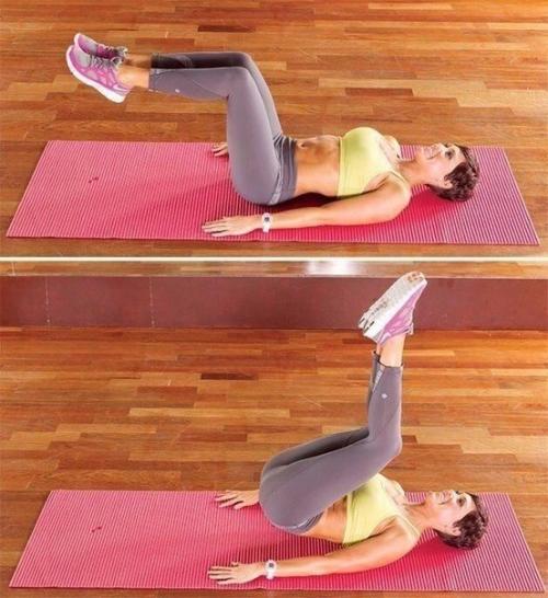 Качаем пресс: мы делаем каждое упражнение по 20-25 раз. 01