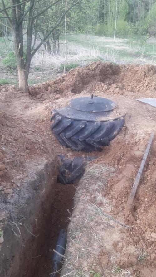 Хочется запечатлеть для истории строительство канализации у родительского дома. 01 Хочется запечатлеть для истории строительство канализации у родительского дома. 01