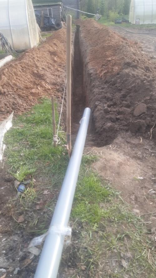 Хочется запечатлеть для истории строительство канализации у родительского дома. 04 Хочется запечатлеть для истории строительство канализации у родительского дома. 04