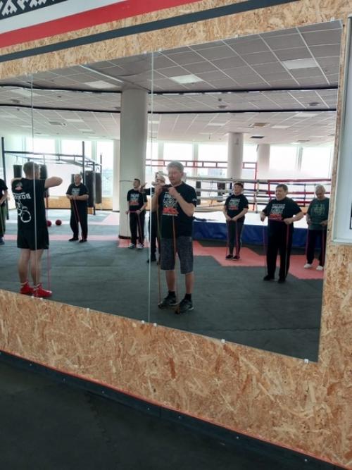 В петрозаводском доме - интернате для ветеранов продолжаются занятия спортом! 04