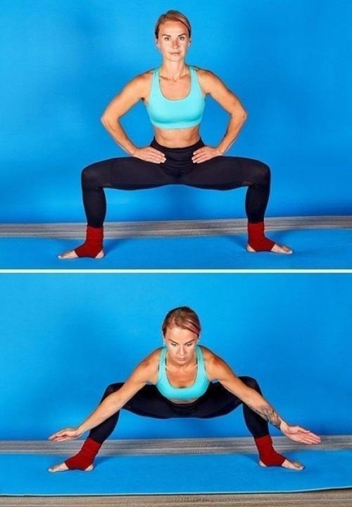 Упражнения для растяжки. 02