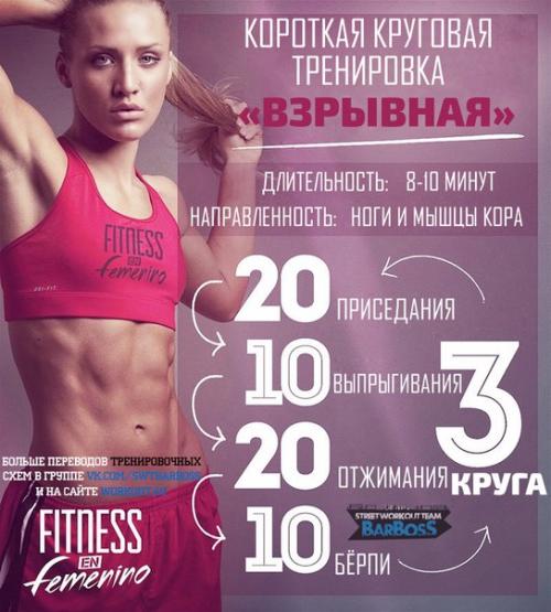Подборка тренировок на все группы мышц. 01