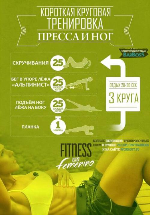 Подборка тренировок на все группы мышц. 02
