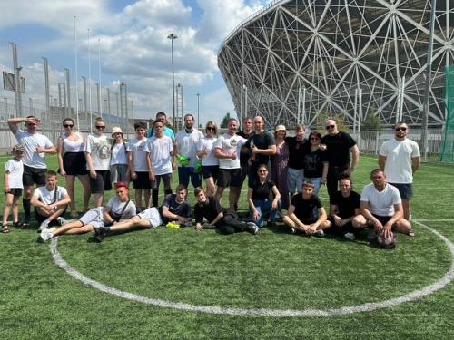 Фитнес клуб Jump это не только эффективные тренировки, но и совместные выезды на футбол это были незабываемые эмоции. 09