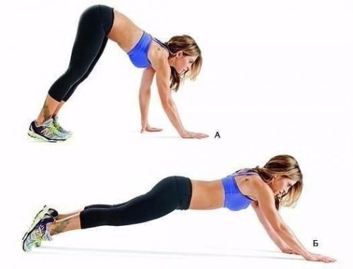 Тренировка на жиросжигание. Повторяйте каждое упражнение 15-20 раз в 2-3 подхода. 03