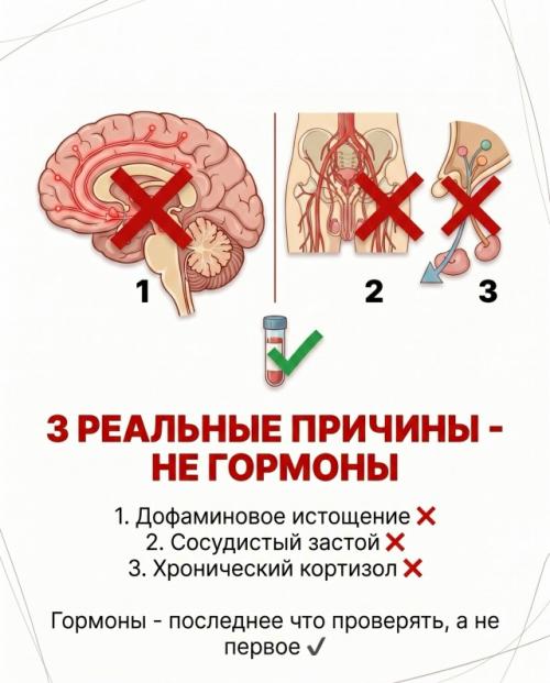 Тестостерон в норме.  А желания нет. 04
