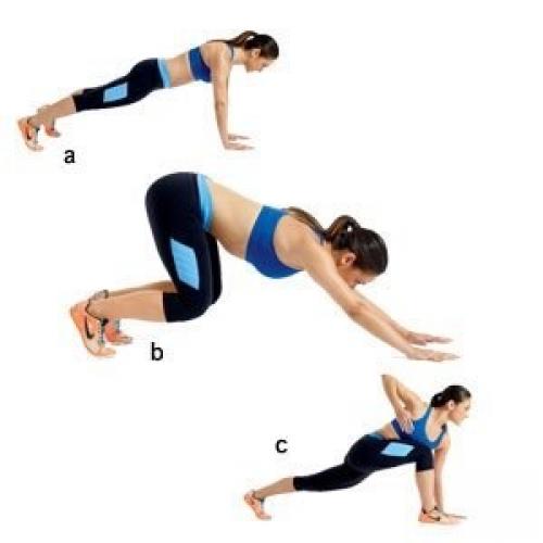 Тренировка на сжигание?  Выполняйте каждое упражнение по 1 минуте! 03