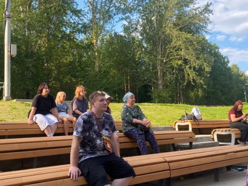 В эту субботу в городском парке прошла мастерская городского настроения Танцующий Новодвинск. 03