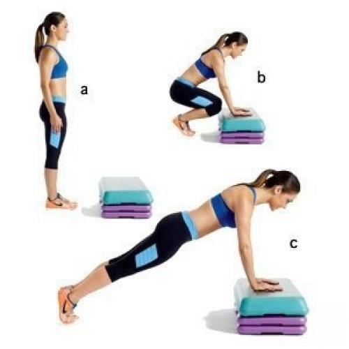 Тренировка на сжигание?  Выполняйте каждое упражнение по 1 минуте! 01