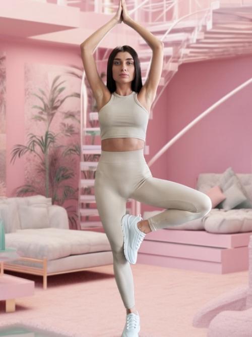 Ультраэластичные леггинсы в рубчик для настоящих модниц от бренда заяви! 02