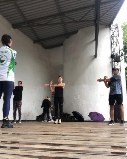 Суббота, 7 августа, участие в проекте Зелёный Фитнес /великий Новгород! 07