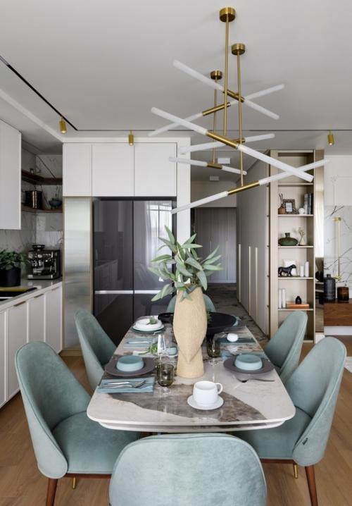 Как дизайнер устаревший интерьер в произведение искусства превратила. 01