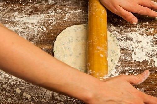 Питы с луком. 09