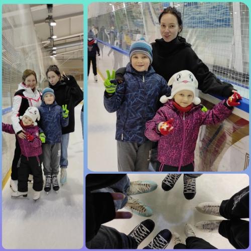 В этот раз в наши активные выходные вошла зимняя рыбалка и катание на коньках эх хвост, чешуя. 02