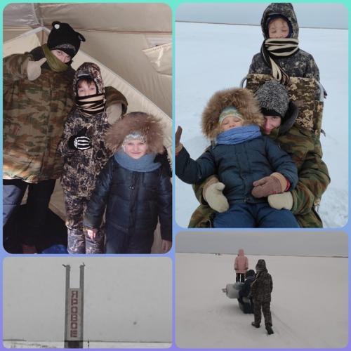 В этот раз в наши активные выходные вошла зимняя рыбалка и катание на коньках эх хвост, чешуя. 01