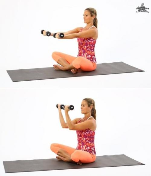 Топ - 5 лучших упражнений для красивых ручек. 01