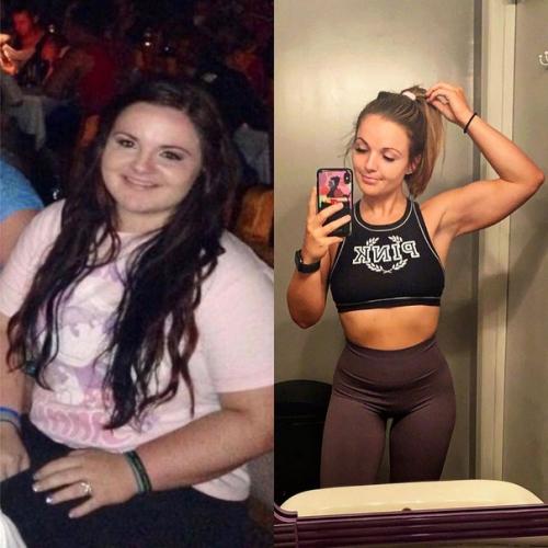 Круто!  Девушка похудела на 40 кг и сама стала тренером! 03