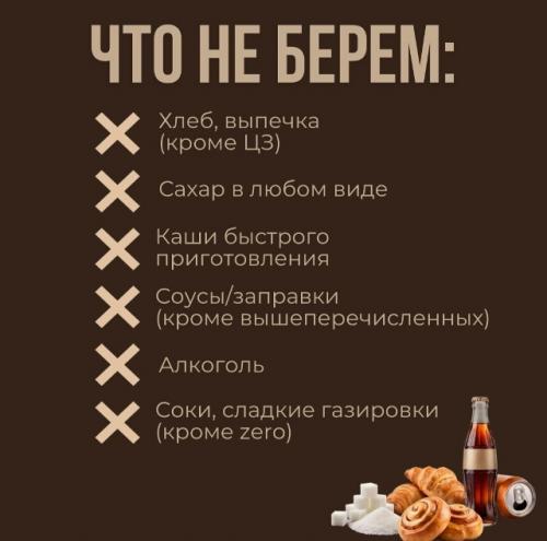 Забирай готовый список продуктов для идеальной сушки. 06 Забирай готовый список продуктов для идеальной сушки. 06