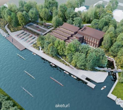 В Вильнюсе планируют построить гребную базу для спортсменов в районе жирмунай, за тускуленским парком. 01