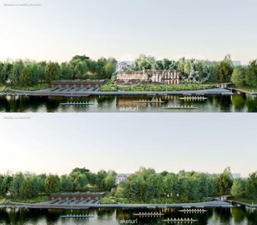 В Вильнюсе планируют построить гребную базу для спортсменов в районе жирмунай, за тускуленским парком. 03