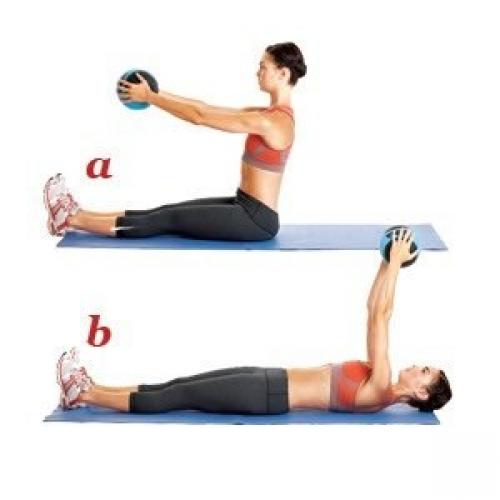 Комплекс упражнений для красивого пресса и тонкой талии! 01