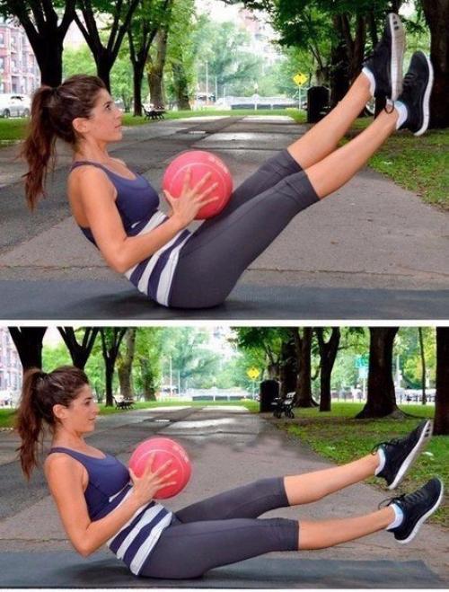 Тренировка на все группы мышц с мячом? 01