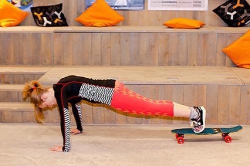 Функциональная тренировка для всего тела с лонгбордом. 07