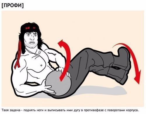 Полезные упражнения!  Вариации для новичка, среднего уровня и профессионала? 05