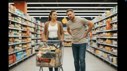 Решили с мужем закупить продукты на две недели.  