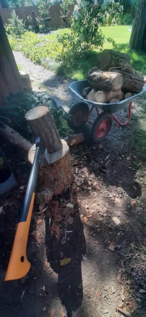 Русский фитнес.  Дров как упражнение для всего тела колка. 02