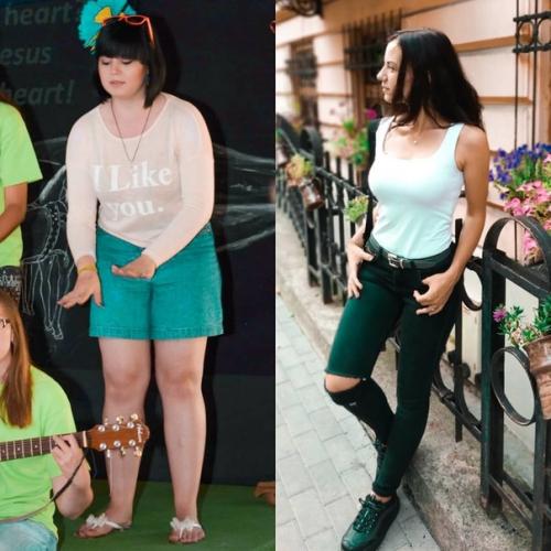 - 25 кг!  Девушка по имени Виктория отлично похорошела! 03