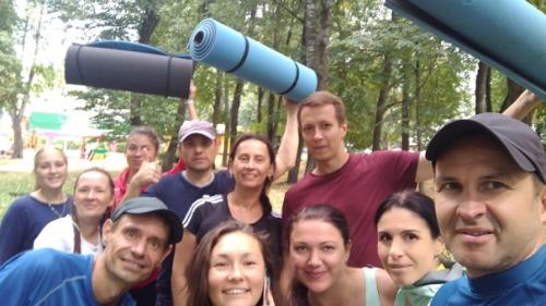 В субботу, 31 июля, приняла участие в проекте Зелёный Фитнес /великий Новгород! 09