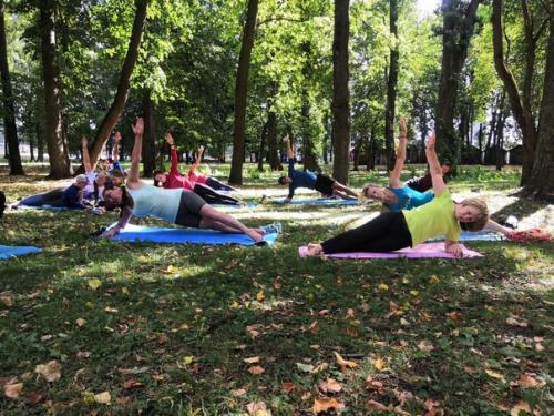 В субботу, 31 июля, приняла участие в проекте Зелёный Фитнес /великий Новгород! 08