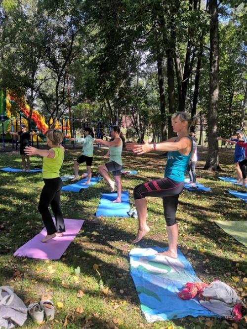 В субботу, 31 июля, приняла участие в проекте Зелёный Фитнес /великий Новгород! 01