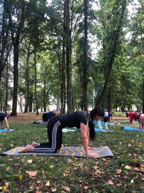 В субботу, 31 июля, приняла участие в проекте Зелёный Фитнес /великий Новгород! 03