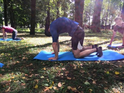 В субботу, 31 июля, приняла участие в проекте Зелёный Фитнес /великий Новгород! 06