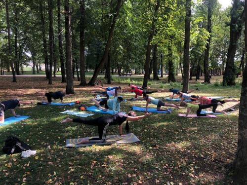 В субботу, 31 июля, приняла участие в проекте Зелёный Фитнес /великий Новгород! 04