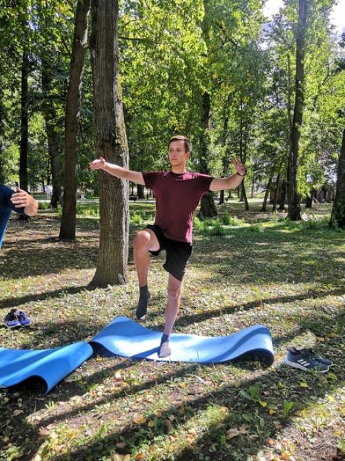 В субботу, 31 июля, приняла участие в проекте Зелёный Фитнес /великий Новгород! 02