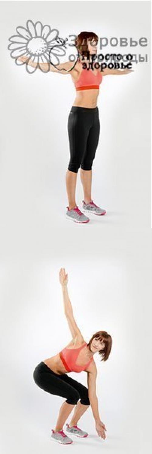 Тренировка для плоского живота. 09